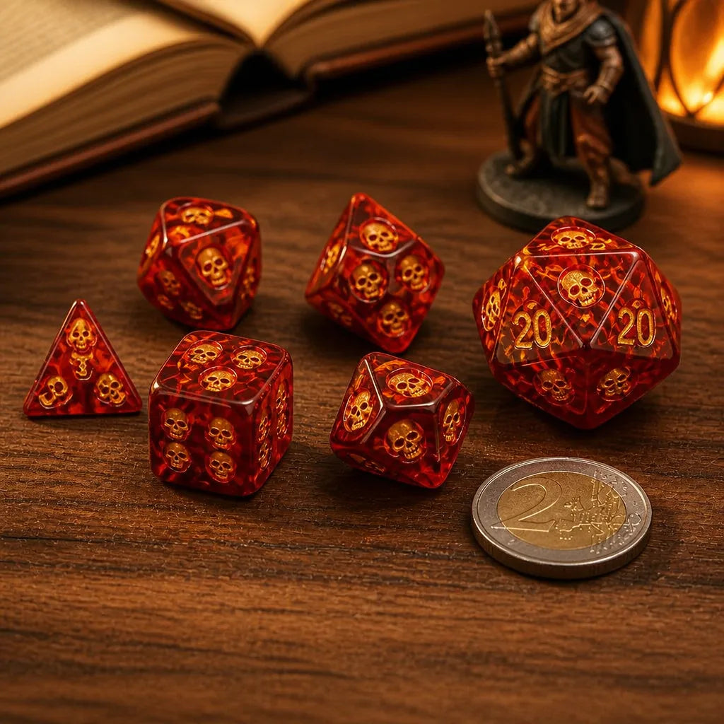 Dés Squelette Jeu De Role