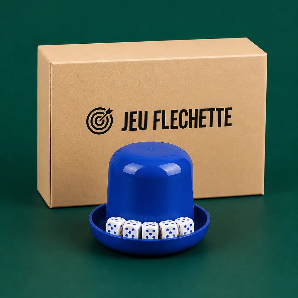 Jeu De Dés Gobelet Avec Plateau