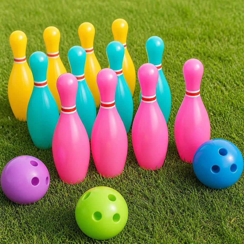 Jeu De Quille Avec Des Points
