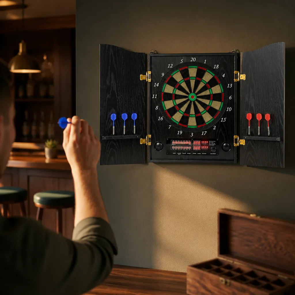jeux-de-flechette-electronique-en-bois