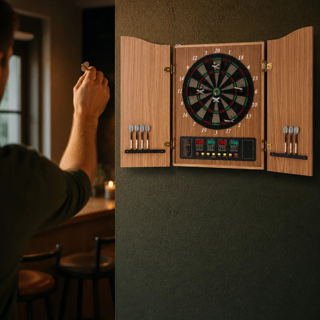 jeux-de-flechettes-electronique-avec-armoire